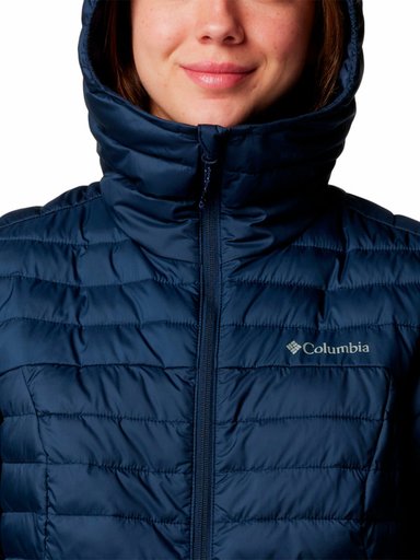 PARKA MUJER SILVER FALLS II HOODIE AZUL COLUMBIA - 4
