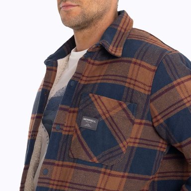 CHAQUETA SOBRECAMISA HOMBRE MOJAVE OVERSH AZUL MERRELL - 7