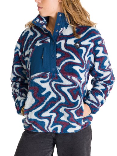 POLAR MUJER SHAGGY HALF AZUL BURTON - 1