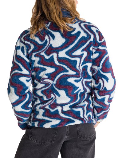 POLAR MUJER SHAGGY HALF AZUL BURTON - 4