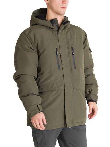 PARKA IMPERMEABLE HOMBRE UTILITY VERDE BURTON - 1