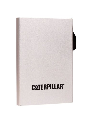 BILLETERA BOSTON SLIDE UP PLATEADO CAT - 1