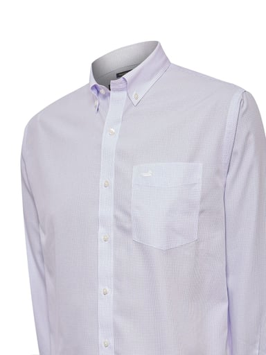CAMISA LIBRE DE ARRUGAS ALGODÓN HOMBRE LILA ROCKFORD - 5