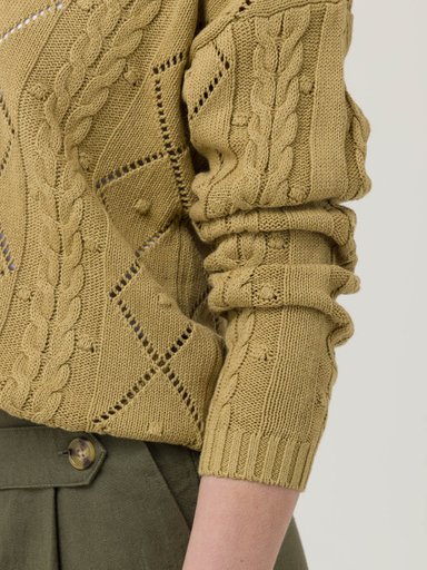 SWEATER ALGODÓN ORGÁNICO MUJER NIT VERDE ROCKFORD - 7