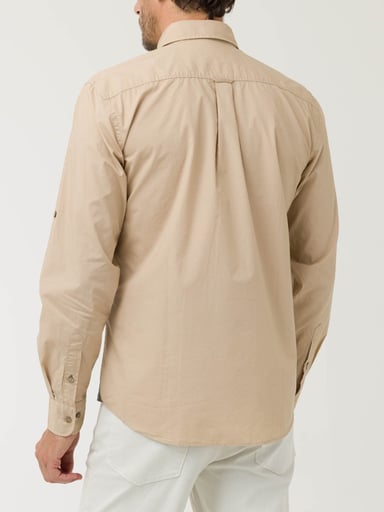 CAMISA ALGODÓN ORGÁNICO HOMBRE GALITON EN COLOR CAFE ROCKFORD - 6