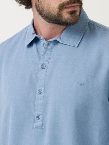 CAMISA TENCEL HOMBRE TENCELHALF AZUL ROCKFORD - 8