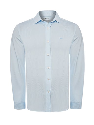 CAMISA FIBRAS RECICLADAS HOMBRE SPORTS AZUL ROCKFORD - 1