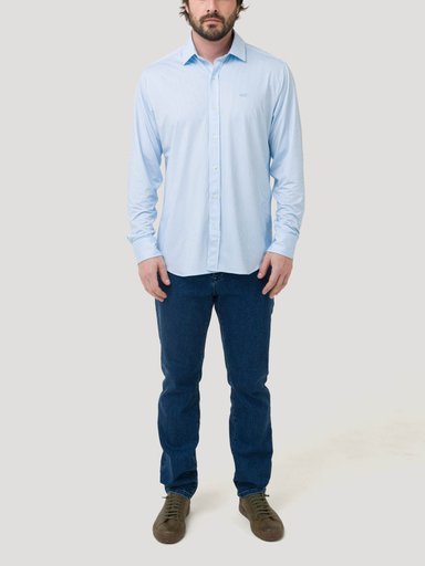 CAMISA FIBRAS RECICLADAS HOMBRE SPORTS AZUL ROCKFORD - 9