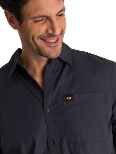 CAMISA MANGA LARGA HOMBRE CONVERTIBLE AZUL CAT - 5