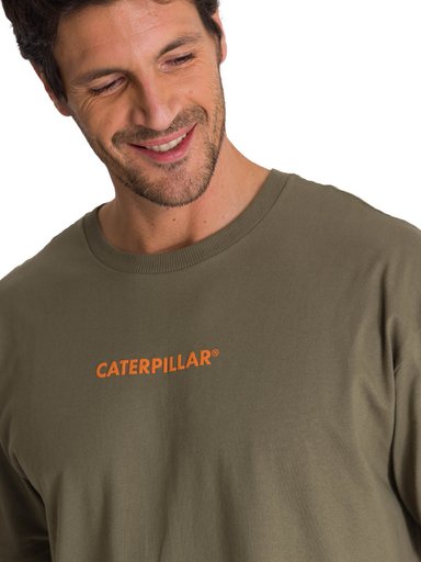 POLERA MANGA CORTA HOMBRE PREMIUN QUALITY OLIVA CAT - 5