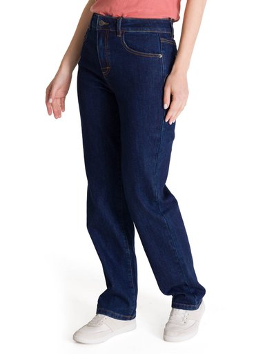 JEANS TIRO ALTO MUJER STRETCH AZUL CAT - 2