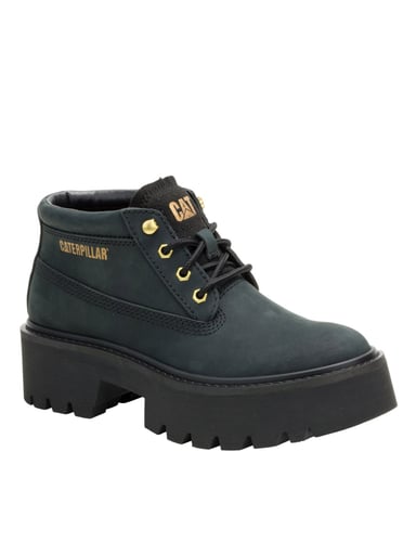 BOTIN COLORADO MAX CHUKKA MUJER NEGRO CAT - 1