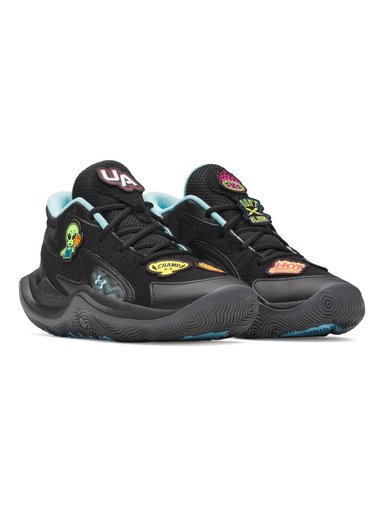 ZAPATILLA BASKET NIÑOS UNISEX JET '25 VC NEGRO UA - 4