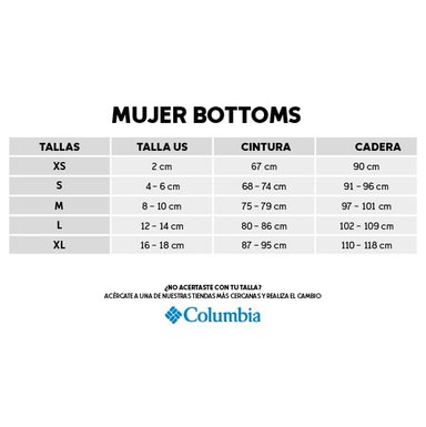 SHORT MUJER BREA FALLS NYLON NEGRO COLUMBIA - 3