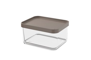 POTE CON TAPA GRANDE GRIS - 1