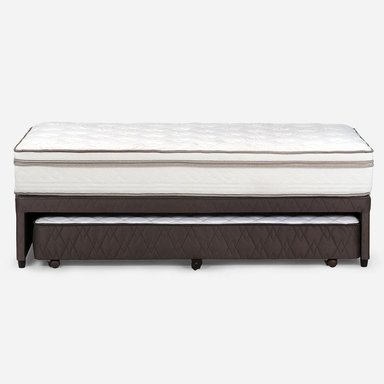 DIVÁN ROSEN CAMA CLASSIQUE MADERA BLANCO + 1.5 PLAZAS 105 X 200 CM - 6