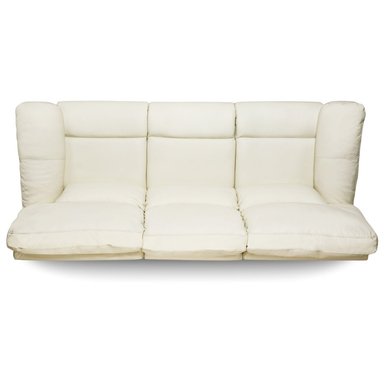 ROSEN SOFA RECLINABLE POCH CUERO 3 CUERPOS BLANCO - 9