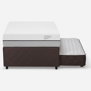 DIVÁN ROSEN CAMA PRATTA 1.5 PLAZAS MADERA GRIS 105 X 200 CM - 3