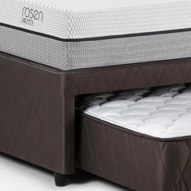 DIVÁN ROSEN CAMA PRATTA 1.5 PLAZAS MADERA GRIS 105 X 200 CM - 5