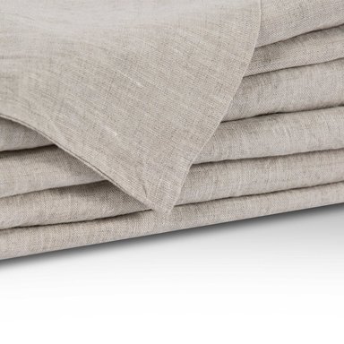 FUNDA PLUMON ROSEN LINO PURE LISO 2 PLAZAS NATURAL - 4