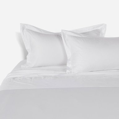 SABANA ROSEN 500 HILOS ALGODON LISA BLANCA KING - 3