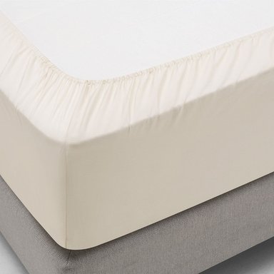 SABANA ROSEN 300 HILOS ALGODON LISA IVORY SUPER KING - 4