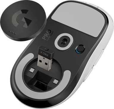 MOUSE LOGITECH G PRO X SUPERLIGHT, WIRELESS, LIGHTSPEED, SENSOR HERO, 25000DPI, 1000HZ, COLOR BLANCO - 5