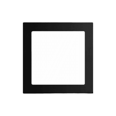 PLAFON PANEL LED 24W NEGRO CUADRADO 6000K - 1