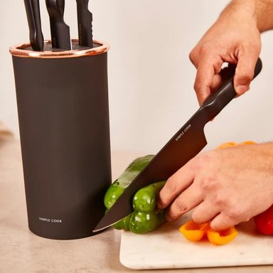 TACO CUCHILLOS SIMPLE COOK 5PZS LINCOLN - 2