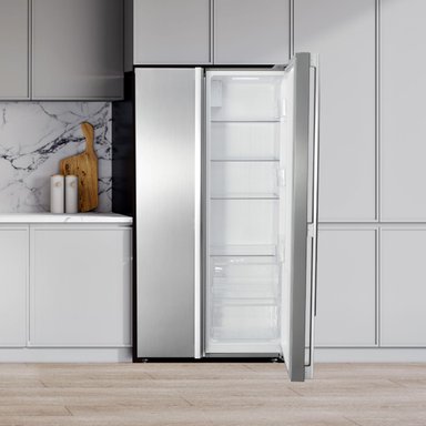 REFRIGERADOR SIDE BY SIDE SLIM 442 LTS FDV SILVER. - 4