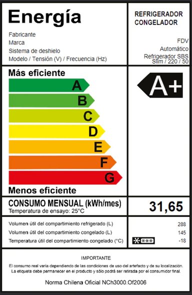 REFRIGERADOR SIDE BY SIDE SLIM 442 LTS FDV SILVER. - 7