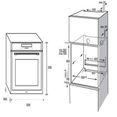 HORNO EMPOTRADO PRESTIGE 72 LTS FDV - 6