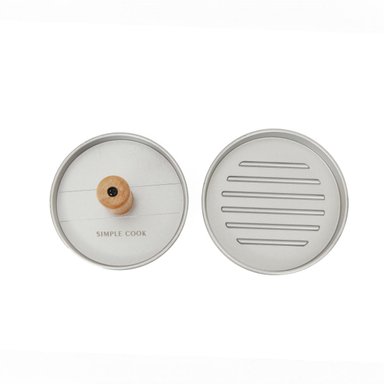 MOLDE PRENSADOR DE HAMBURGUESAS SIMPLE COOK SMOKKY - 1