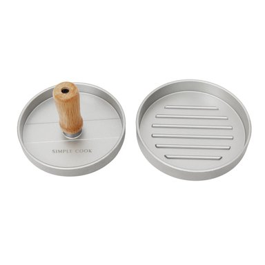 MOLDE PRENSADOR DE HAMBURGUESAS SIMPLE COOK SMOKKY - 4