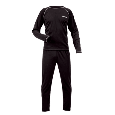 CONJUNTO HOMBRE HARDWORK PRIMERA CAPA DE POLYESTER COOL DRY HW NEGRO - 1