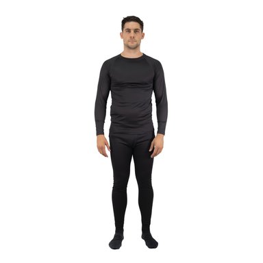 CONJUNTO HOMBRE HARDWORK PRIMERA CAPA DE POLIPROPILENO HW LFA NEGRO - 1