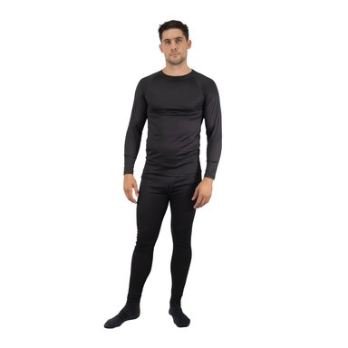 CONJUNTO HOMBRE HARDWORK PRIMERA CAPA DE POLIPROPILENO HW LFA NEGRO - 5