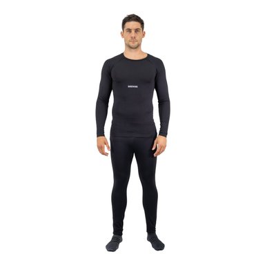 CONJUNTO HOMBRE HARDWORK PRIMERA CAPA HW PATAGONIA SPANDEX NEGRO - 1