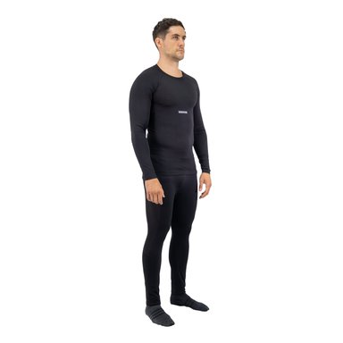 CONJUNTO HOMBRE HARDWORK PRIMERA CAPA HW PATAGONIA SPANDEX NEGRO - 2