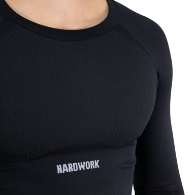 CONJUNTO HOMBRE HARDWORK PRIMERA CAPA HW PATAGONIA SPANDEX NEGRO - 6