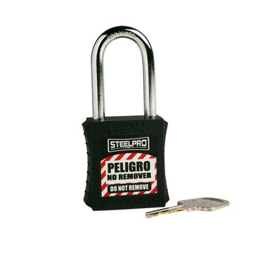 CANDADO STEELPRO X10 NEGRO - 1