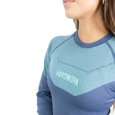 CAMISETA PRIMERA CAPA HW ECOPPER MUJER BLUE - 6