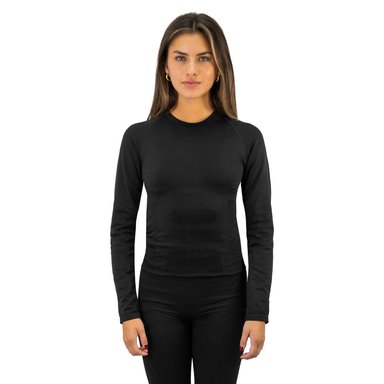 PRIMERA CAPA HW PATAGONIA SPANDEX NEGRO CAMISETA MUJER - 1