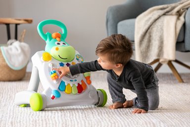 CORREPASILLOS BEBE INFANTINO BLANCO 3 EN 1 WALKER TABLE INTERACTIVO - 8