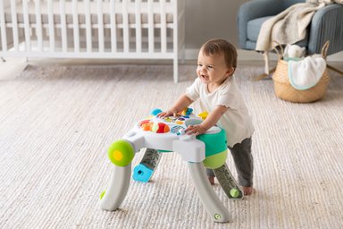 CORREPASILLOS BEBE INFANTINO BLANCO 3 EN 1 WALKER TABLE INTERACTIVO - 9