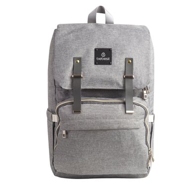 MOCHILA BEBESIT MATERNAL MUDADOR MELANGE GRIS - 2