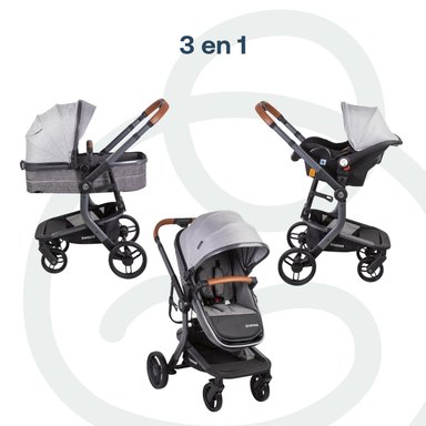 COCHE TRAVEL SYSTEM TAURUS GRIS - 6