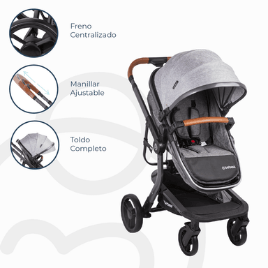 COCHE TRAVEL SYSTEM TAURUS GRIS - 8