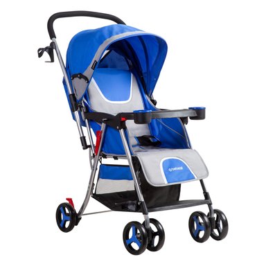 COCHE BEBESIT PASEO Y CUNA TWISTER SX AZUL - 1
