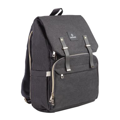 MOCHILA MATERNAL MUDADOR MELANGE NEGRO BEBESIT - 1